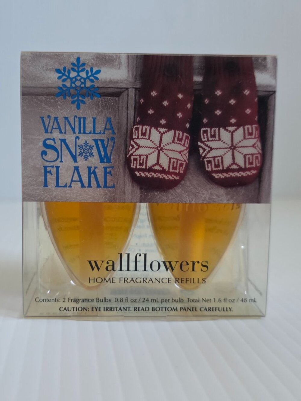 NWT Bath & Body Works, 2-pk Wallflower Refill, Vanilla Snowflake